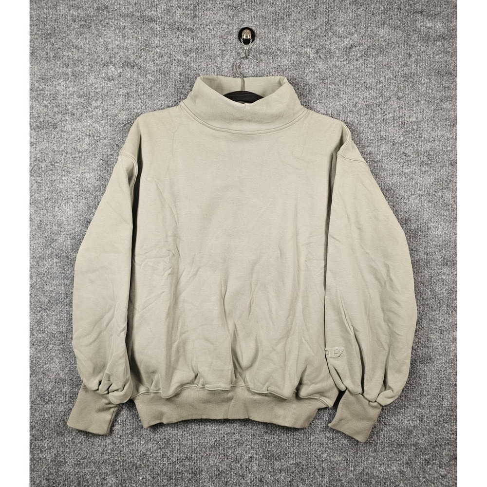 Popflex Ooey Gooey Mockneck Sweatshirt Size S/M Light Sage